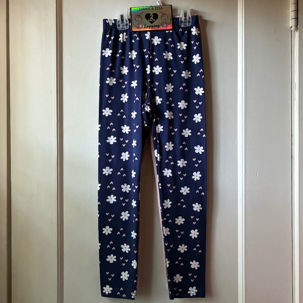 NEW Emma & Elsa 2 pack Girl Leggings